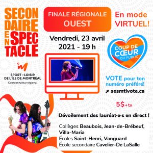 23 Avril 2021 – Finale régionale de Montréal, Ouest
