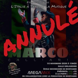 ANNULÉ/MARCO CALIARI/ANNULÉ