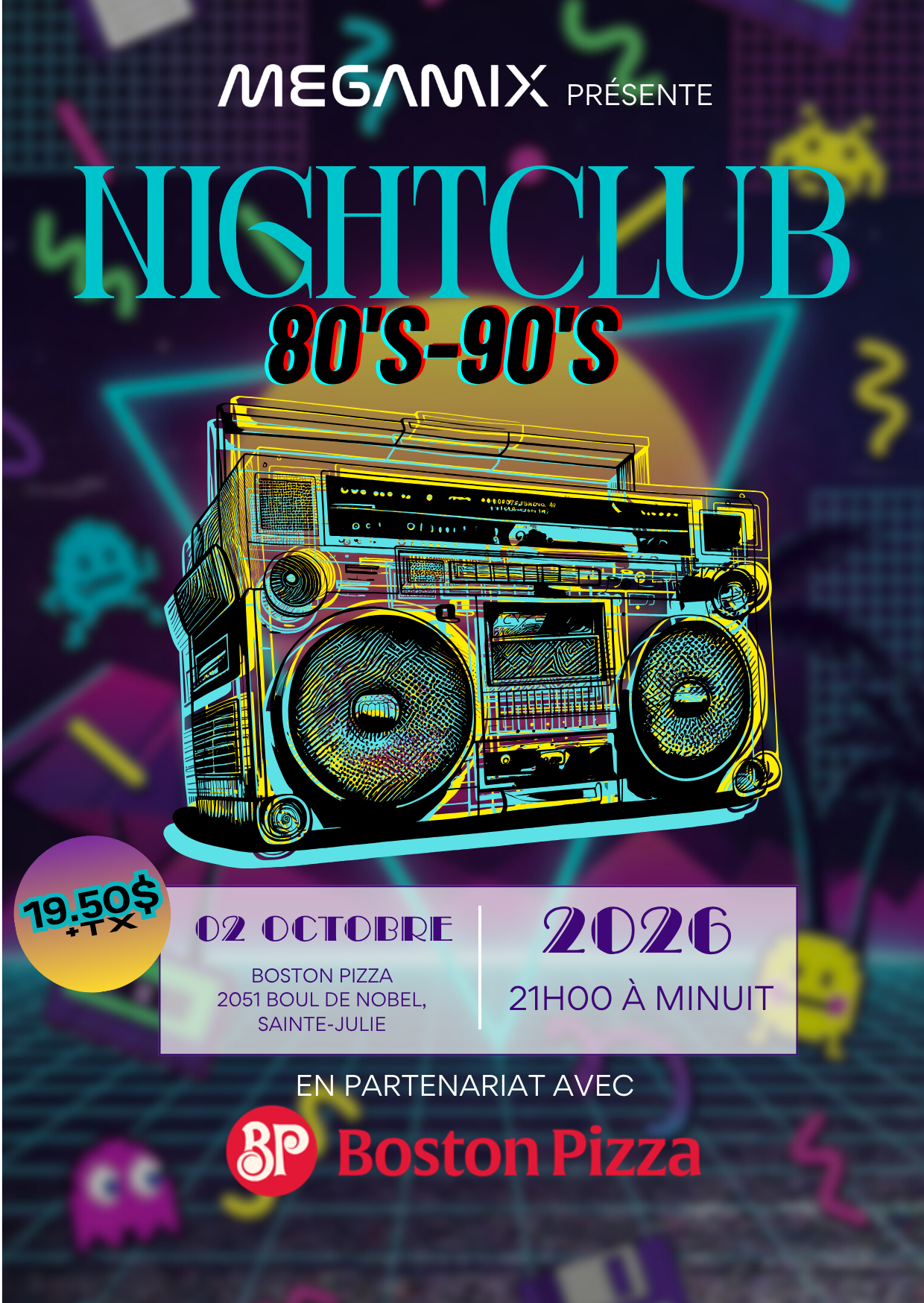 NightClub 80-90 SAINTE JULIE