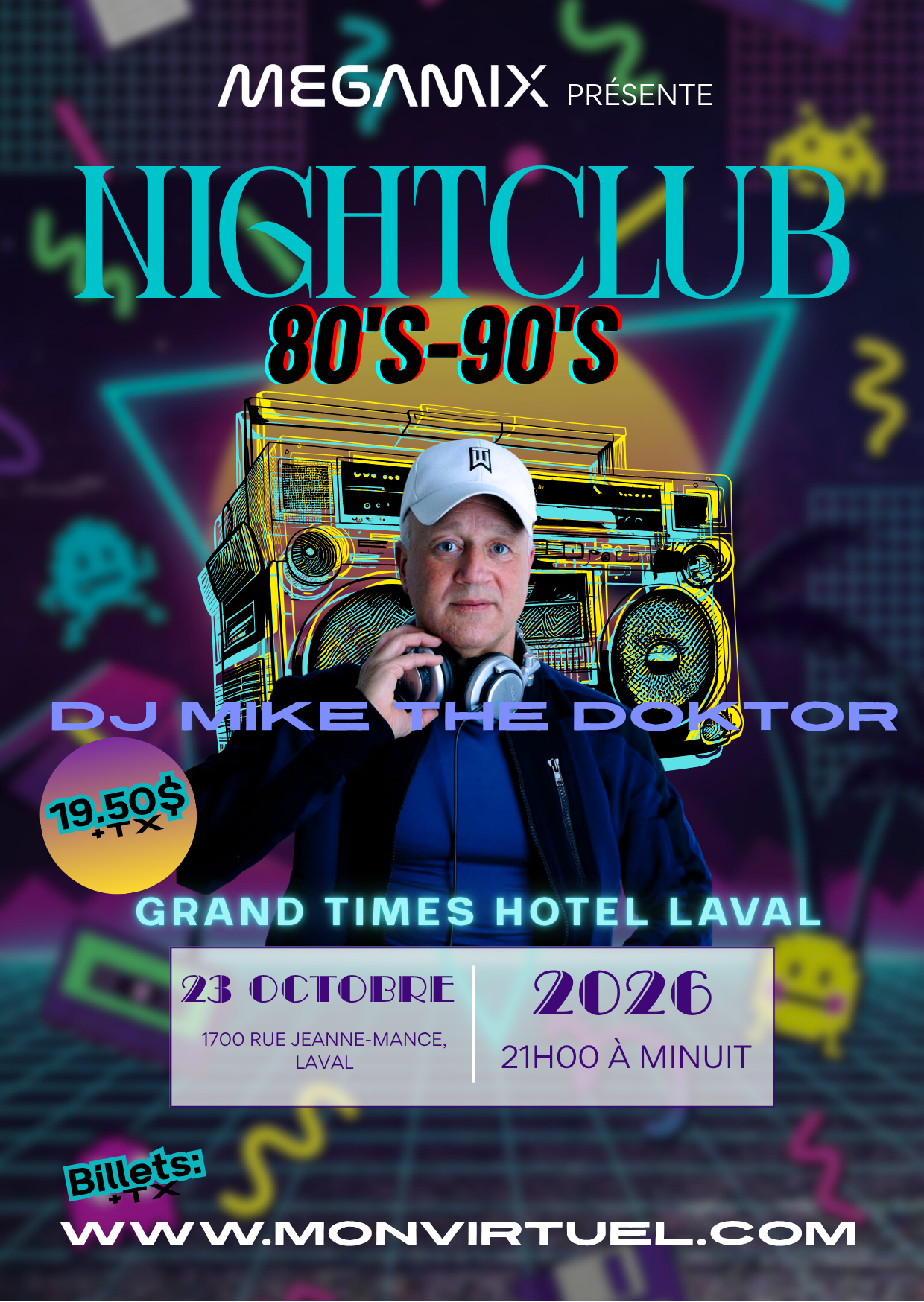 NightClub 80-90 LAVAL 23 octobre 2026