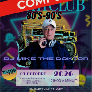 NightClub 80-90 REPENTIGNY 09 OCTOBRE COMPLET